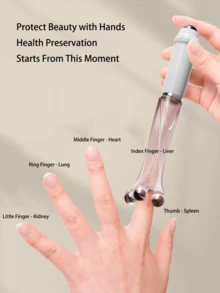 便携式磁珠指压按摩器，适用于手指、手掌按摩和SPA，多功能穴位按摩滚轮，便携式手部按摩工具，适合学校、旅行、居家、办公、健身、普拉提、锻炼、瑜伽、度假等场合。 - 彩色 - 查看 7