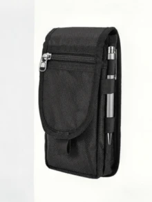 Men'S Tactical Waist Bag - Nylon Large Capacity Fanny Pack With Phone Holder, Multi-Compartment Organizer For Tools And Gadgets, Ideal Valentine'S Day Gift, Secure Zipper Closure(Not Included Pen) - Multicolor - View 7