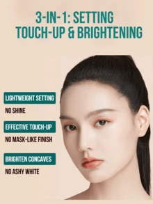 Maybelline FIT ME PRESSED POWDER PERLITE #110 MATTE HIGHLIGHT-FAIR SKIN 8.5G/0.3OZ - HOT 3-IN-1 Setting Touch-Up & Brightening, 25μM Ultra-Fine Powder for Seamless Soft Focus, One Patquce. Latex Puff for 360° Flawless Application, Lightweight No Shine/No Mask-Like Finish/No Ashy White, 3-Step Easy Use for Fair Skin Seeking Natural Highlight & Daily Setting - 美寶蓮FITME粉餅110 - 查看 3