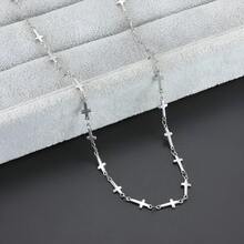 Men's Chain Necklaces - Bạc - Xem 3