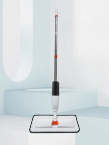 [Bộ sản phẩm] Cây lau nhà phun sương + Nhiều dụng cụ vệ sinh, Tay cầm bằng thép không gỉ bền chắc, Miếng lau rộng hơn, Lau khô và ướt đa năng, Không bám tóc, Cây lau phẳng, Lau rảnh tay, Tay cầm liền khối với vòi phun. Khử trùng, diệt khuẩn, khử mùi, làm sạch, giữ gìn không để lại vết nước. Dụng cụ vệ sinh gia đình, dụng cụ vệ sinh nhà bếp. Thích hợp cho sàn nhà, gạch, đá cẩm thạch, tấm ốp tường. Quà tặng ngày lễ - Nhiều màu - Xem 14