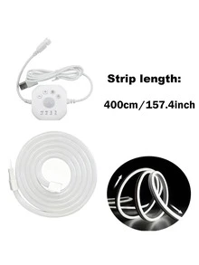 Acosh Neon Lampu Tangga LED Sensor Gerak, Strip Lampu Neon Putih, Antarmuka USB, Panjang Dapat Diatur 1-5m, Cocok Untuk Tangga, Lorong, Balkon, Dekorasi Pernikahan, Dalam/Luar Ruangan, Penerangan Tangga | Desain Pencahayaan Modern | Strip Lampu Neon Fleksibel, Lampu LED Tangga - beraneka warna - View 15