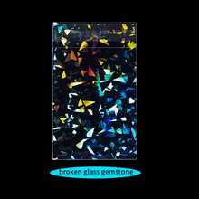 100张 65x90mm 全息软卡套，激光可重复密封，适用于星卡保护盒、PKM/PTCG 游戏卡保护套、YGO 棒球卡保护套 - 彩色 - 查看 11