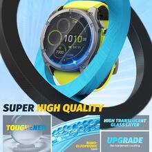 5片装钢化玻璃屏幕保护膜，适用于Garmin Fenix 8 Pro 47mm 51mm 7 7S 7X Pro 6 6S 6X Pro Solar AMOLED，Forerunner 965 955 945 245 255 165 45 55，Vivoactive Instinct 3，防刮透明保护膜，屏幕保护必备，适用于日常、办公、居家使用，防水防震防摔防刮花。 - 5包 - 查看 3