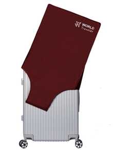 1个行李箱套，采用优质无纺布材质，防水防尘设计，旅行行李保护套，透明防尘拉杆箱保护套，适用于20英寸至30英寸的行李箱，不含行李箱，适合收纳旅行必备物品，旅行整理包，适合海滩度假、暑假旅行、返校季等场合。 - 彩色 - 查看 1