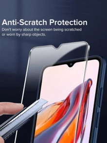 3pcs Tempered Glass Screen Protector For OPPO VIVO OnePlus Nothing Phone, High Aluminum Alloy, Ultra-Clear, Borderless, Ultra-Thin, Anti-Explosion, Anti-Scratch, Anti-Fingerprint, Oil-Proof, Anti-Static, Sensitive Touch, Easy Installation, 1.5mm Thicker Protective Film Screen Protection Essentials, Applicable To Daily Shield, Office, Home Daily Shield Office Home Phone Screen Protector Phone Accessories Waterproof Shockproof Anti-Fall Scratch Resistant - Clear - View 3