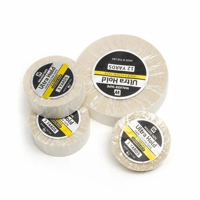 AliLeader شريط لاصق لباروكة الدانتيل لتثبيت الشعر الإضافي، لاصق قوي جدًا لباروكة الدانتيل، شريط لاصق لنظام الشعر للباروكات والشعر المستعار 3 ياردة