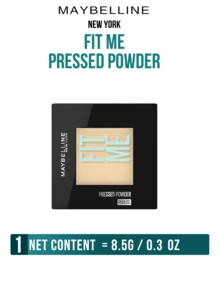Phấn phủ dạng nén MAYBELLINE NEW YORK FIT ME PERLITE #120 LÓT TẠO ĐIỂM NỔI BẬT - DA SÁNG 8,5G/0,3OZ - Phấn phủ 3 trong 1 Dặm lại & Làm sáng, Phấn phủ siêu mịn 25μM cho lớp nền mềm mịn, Che phủ lỗ chân lông & Làm mờ khuyết điểm chỉ với một lần vỗ, PERLITE với lớp ngoài có kết cấu sơn mài & Bông phấn cao su hình giọt nước cho lớp nền hoàn hảo 360°, Nhẹ nhàng, Không bóng nhờn/Không bóng như mặt nạ/Không trắng bệch, Sử dụng dễ dàng 3 bước cho làn da sáng muốn có lớp nền nổi bật tự nhiên & Giữ lớp nền hàng ngày - Phấn nền Maybelline FITME 120 - Xem 4