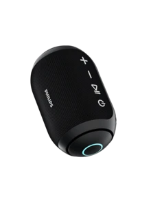 PHILIPS TAS3209 多功能無線音響 隨身攜帶設計 防水性能 高音質播放 重低音技術 電腦桌面優化 - 黑色 - 查看 1