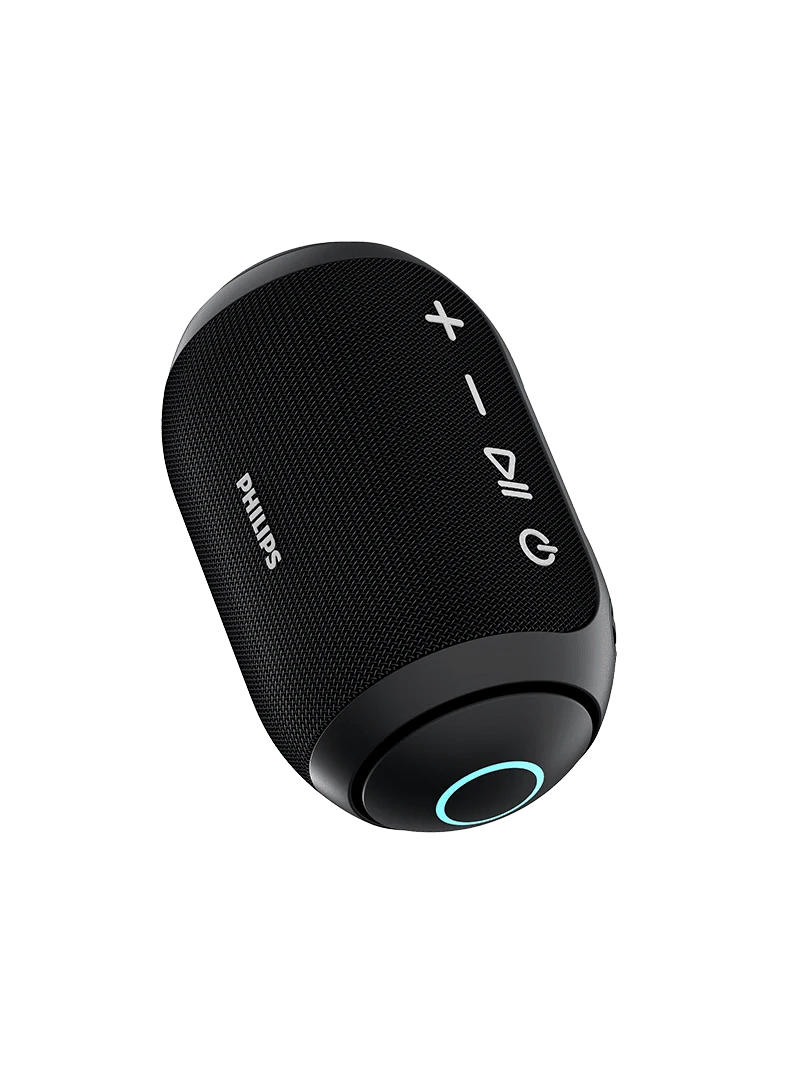 PHILIPS TAS3209 多功能無線音響 隨身攜帶設計 防水性能 高音質播放 重低音技術 電腦桌面優化 - 黑色 - 查看 1