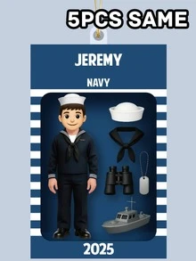 1/3/5pcs Customized Soldier Decoration 2025, Personalized Military Acrylic Memorabilia, Gift For Veterans, Men And Active Duty, Customizable Name And Photo, Christmas Tree Decor, Memento Or Deployment Gift, Christmas Decor, Thanksgiving Gift, New Year Gift, Party Decor, Christmas Gift For Girlfriend, Room Decor, Christmas Ornament, Women Car Accessories - Multicolor - View 15