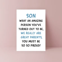 1pc Heartfelt Love Card For Son Sentimental Mom To Son Birthday Card - Humorous, Heartfelt With Keepsake Bracelet - Perfect For Milestone Birthdays - Multicolor - View 8