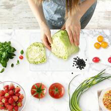 新款透明钢化玻璃双面砧板，厨房必备，耐刮擦、耐热，多功能，可用于切菜、盛菜和展示，现代厨房砧板，耐热材质，耐刮擦表面，是感恩节、万圣节、圣诞节或生日的完美礼物