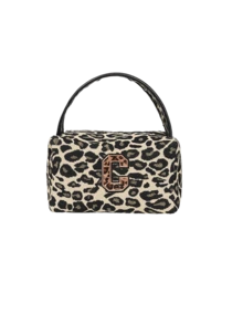 时尚豹纹化妆包/手提包，字母 A-Z 休闲洗漱包，性感豹纹设计，便携大容量收纳包，女士旅行收纳包，适合度假、健身、海滩、日常使用、学校、办公室，也是女士旅行的理想之选，生日圣诞节礼物佳选。 - 彩色 - 查看 14