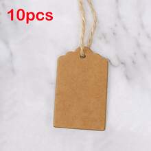 1/10/20/40/60/80pcs Customized Asymmetrical Tags, Handmade With Love, Customizable Party/Wedding Logo, Thank You Cards, Price Tags, Wedding Favor Custom Labels, Natural Jute Gift Packaging Labels, Baby Shower/Welcome Baby Custom Labels - Multicolor (square) - View 15
