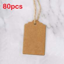 1/10/20/40/60/80pcs Customized Asymmetrical Tags, Handmade With Love, Customizable Party/Wedding Logo, Thank You Cards, Price Tags, Wedding Favor Custom Labels, Natural Jute Gift Packaging Labels, Baby Shower/Welcome Baby Custom Labels - Multicolor (square) - View 8