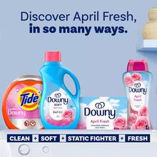 Downy Fabric Softener April Fresh HE Liquid Downy Softener - High-Efficiency Liquid Fabric Softener | Laundry Essential | Fresh April Scent | Everyday Laundry | Suitable For Energy-Efficient Washing Machines | Laundry Essential | New Year's Gift, Christmas Gift. - 彩色 - 查看 9