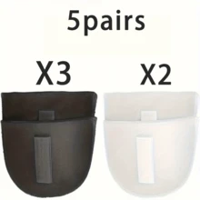 1/2/5 Pairs Shoulder Pads, Garment Anti-Slip Shoulder Foam Padding, Thick Removable Seamless Shoulder Cushion, Non-Slip Suitable For Men And Women - Multicolor - View 13