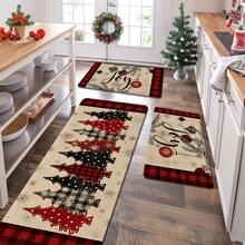 1/2/3 件鲜艳的红鸟圣诞厨房地垫 - 超柔软、加厚记忆泡沫、吸水、防滑、可水洗、易于清洁 - 非常适合农舍厨房、浴室、走廊、水槽、洗衣房和圣诞节装饰房间装饰 - 彩色 - 查看 2