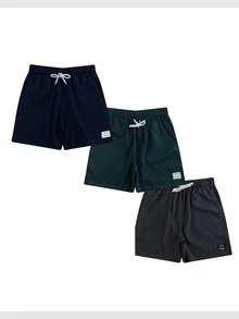 Combo Of 3 Boys' Summer Shorts For Youths - Sizes 10 To 16 - 彩色 - 查看 2