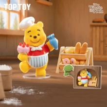 Miniso 迪士尼小熊维尼树屋系列盲盒，可爱小熊维尼摆件礼品，维尼熊盲盒 - 彩色 - 查看 8