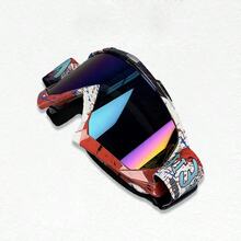 1 Pair Motorcycle Goggles, Ski & Snowboard Goggles, Windproof Glasses, Outdoor Sports Cycling Goggles, Snowmobile Electric Bicycle Off-Road Sports Goggles, Ski Goggles, All-Terrain Vehicle Windproof Outdoor Goggles - Multicolor - View 5