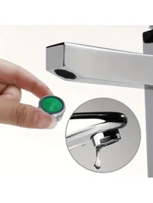 2/4pcs Water Saving Faucet Tap Nozzle, Thread Replaceable Kitchen Faucet Filter, Mouth Bathroom Faucet Bubbler, Bathroom Parts - Multicolor - View 1