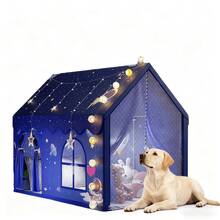 1个宇航员太空主题家庭娱乐互动帐篷（不含灯）。采用可拆卸牛津布制成，是理想的圣诞节或生日礼物。 - 太空人 - 查看 8