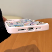 Disney Disney. ‌   What Mickey Mouse Patterned Phone Case Featuring Playful Characters And Vibrant Colors. Compatible With 17, 16, 15, 14, 13, 12, And 11 Pro Models. Made Of Durable TPU With Shockproof Protection. A Perfect Gift For Family, Frids, Birthdays, Holidays, And Special Occasions Like Valtine's Day..Christmas Accessories. - 粉色 - 查看 3