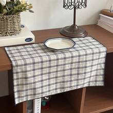 1/2/6/10pcs Light Blue Plaid, Black & White Checkered Decorative Napkins, Suitable For Valentine's Day, Weddings, And Everyday Use - Multicolor - View 8