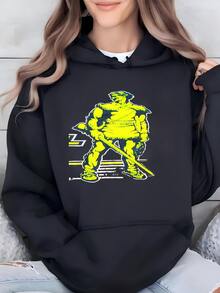 Womens West Virginia Mountaineers University Vintage Sweahoodie Hoodie - màu đen - Xem 1