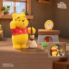 Miniso 迪士尼小熊维尼树屋系列盲盒，可爱小熊维尼摆件礼品，维尼熊盲盒 - 彩色 - 查看 7