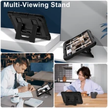 Camynra C5 Bracket Tablet Protective Case For Galaxy Tab A11/A11 Plus 11inch/A9 8.7inch/A9 Plus For  Series A16 11th 10th 10.9 AIR5 Air 11 M2/M3 Mini6 Mini7 Tablet Case - màu đen - Xem 5
