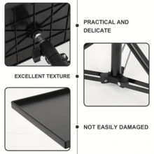 VELEC Adjustable Projector Stand With Tray - Portable Laptop Stand, Foldable Tripod, Suitable For Desk And Floor Use, Metal Structure, Projector Tripod, Outdoor Movie Projector Stand, Laptop Stand - Black - View 6