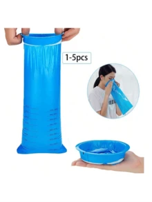 2/5/10 unidades de sacos descartáveis para vômito, ideais para gestantes e viagens de carro e avião. Itens descartáveis para viagem, essenciais para hotel, para atividades ao ar livre, para o quarto, para praia, para o período menstrual e acessórios para banheiro. - Multicolorido - Ver 2