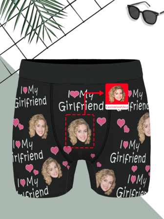 [DIY] Anpassade underkläder, herrunderkläder, porträttfoto Anpassade underkläder, present, nyhetsklädesunderkläder - foto av stort huvud, ansiktsersättning, bekvämt tyg, present till vänner/partner/älskare, fest-/födelsedagspresent