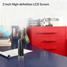 APEXEL 便携式 USB 高清显微镜，400X-800X 数字放大镜，带 LED 灯，专业工业测量分析显微镜，2 英寸高清屏幕，快速对焦，内置 700mAh 可充电电池，支持 32GB 存储卡，可用于存储照片和视频。