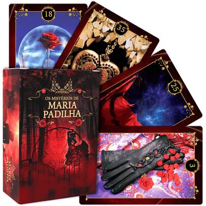 Baralho Tarô Deck Oráculo Maria Padilha Lançamento Luxo 36 Cartas Plastificadas e Manual Explicativo Ilustrado