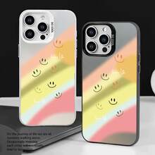CY167The colorful printed smartphone case is compatible with Apple 17Pro, 17Promax, 12ProMax, 13ProMax, Apple 16, Apple 15ProMax, Apple 11Pro, Apple 14Plus, and Apple 16E. - Plateado - Ver 4
