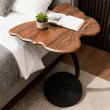 LKZ Butterfly-Shaped Side Table, Vintage Mobile Coffee Table, Creative & Minimalist Small Side Table, Suitable For Living Room, Sofa And Balcony - Multicolor - View 7