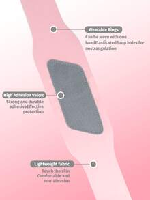 1pc Swirl Tendon Sheath Wrist Brace, Seamless Knit, 0.09cm/0.03in Ultra-Thin, Double-Layer Wrap-Around Compression, Enlarged Palm Design For Comfort, Breathable Wrist Support Sleeve, Open Design For Easy Wearing - Multicolor - View 6