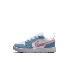 Nike JORDAN 1 LOW ALT SE (PS) 女款休闲运动鞋 HQ2003-400 - 藍/藏青黑/灰 - 查看 2