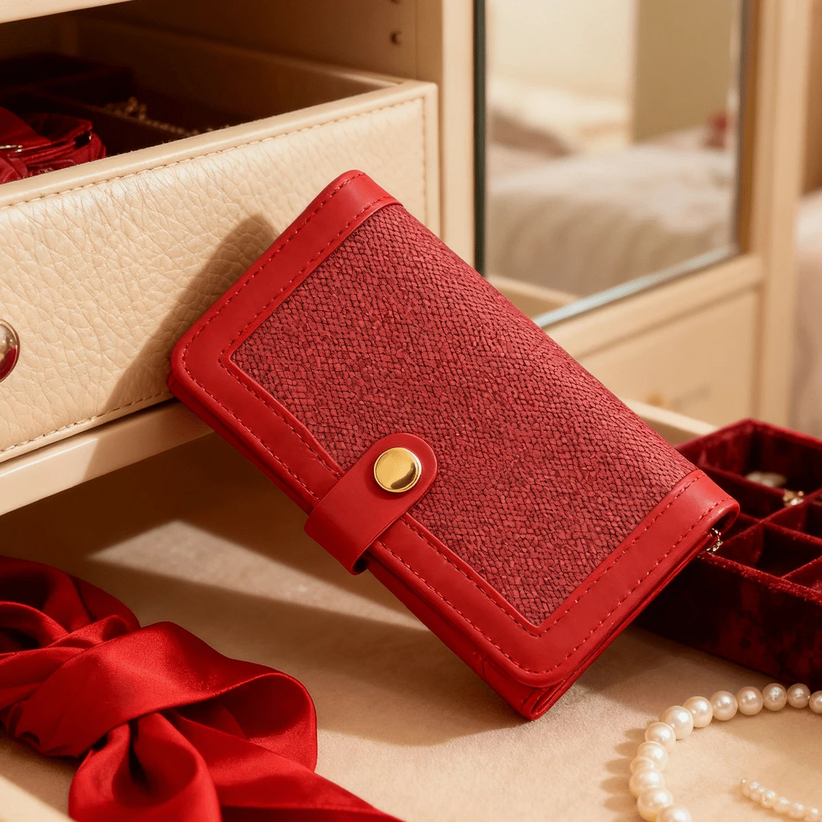 Long Wallets - Red - View 1