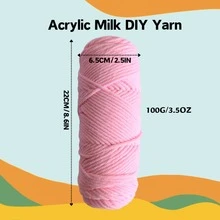 Soild Color Fancy Faux Fur Yarn For Hand Knitting Clothes, Hats, Scarf, Handbags - Multicolor - View 9