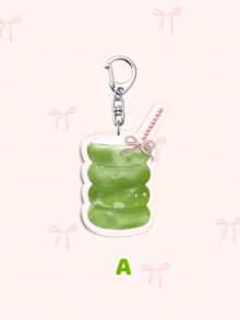 1pc Kawaii CuteMatcha Bow Drink Keychain / Coffee Bow Drink / Adorable Hamster Holding Coffee Keychain.Bag Pendant For Daily Wear And Holiday Gift,INS Style. Everyday Bag Accessory, Bag Charm, Lanyard, Key Holder, Cute Girly Stuff,Car Keyring. Ideal For Sister Gifts,Woman Gifts , Christmas Gifts,Boyfriends, Girlfriends, Family Members.The Perfect Gift For Matcha Lovers And Coffee Enthusiasts.