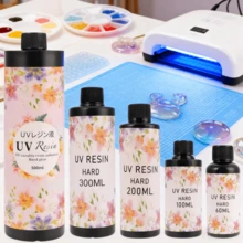 UV Resin - 500/300/200/100/60/30ml Crystal Clear Improved Ultraviolet Curing Epoxy Resin For DIY Jewelry Making, Craft Decoration - Hard UV Glue Solar Cure Sunlight Activated Resin For Casting & Coating, DIY Resin Mold - UV glue - View 2