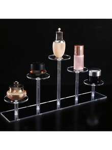 Acrylic Round Display Stand Transparent Action Figure Display Stand Cosmetics Perfume Small Acrylic Display Stand Jewelry Watch Display Stand - Transparent - View 3