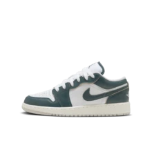 Nike Air Jordan 1 Low SE (GS) Women's Sneakers, Casual Shoes, FQ8041-300 - Green - View 2