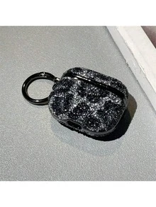 Leopard Print Rhinestone Compatible With AirPods Pro, Luxury Wireless Bluetooth Earphone Case For AirPods Pro 1/2/3/4/5 - Multicolor - View 24