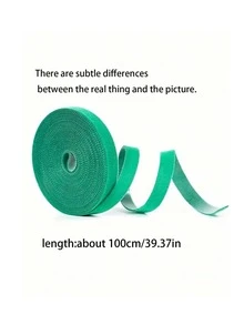 6件/3件装 - 攀援藤蔓绿色植物造型园艺魔术贴绳，带绿色植物捆绑固定枝条插花套装，植物绑带，植物绷带，家居花园植物造型胶带魔术贴竹竿缠绕支撑配件，可调节花园扎带 - 可重复使用，强力抓力植物支撑带